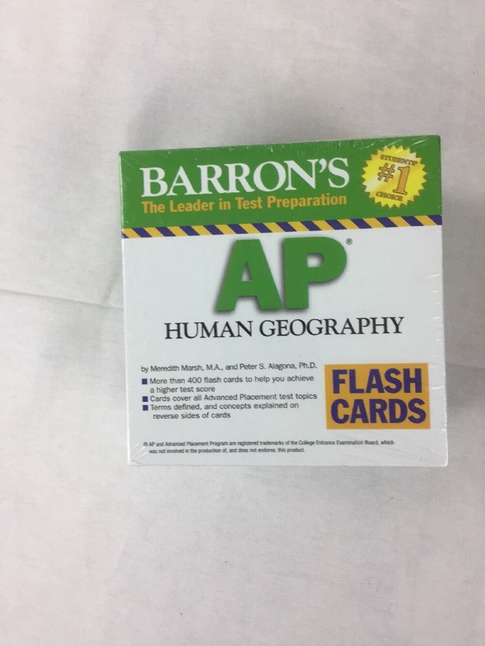 Barron’s AP Human Geography Flash Cards